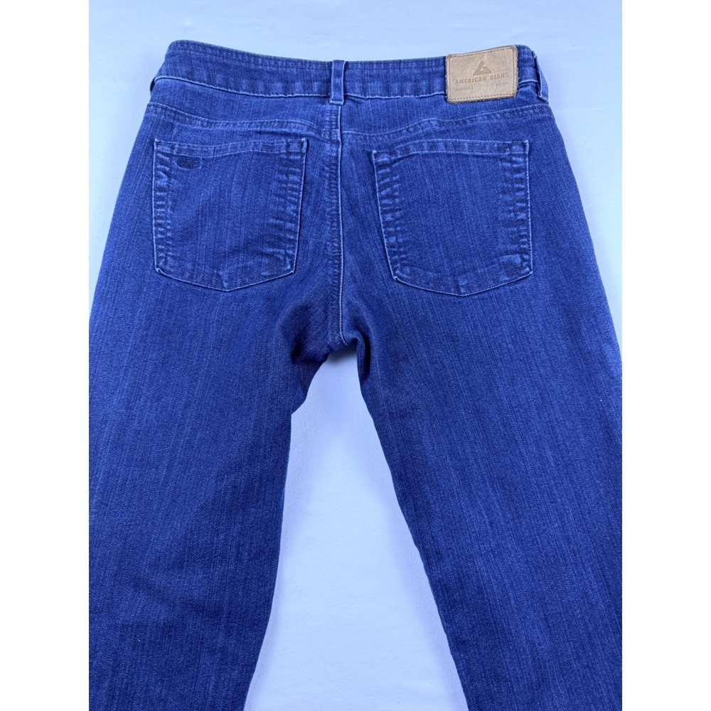 American Giant USA Made Skinny Jeans Dark Wash Denim Size 27